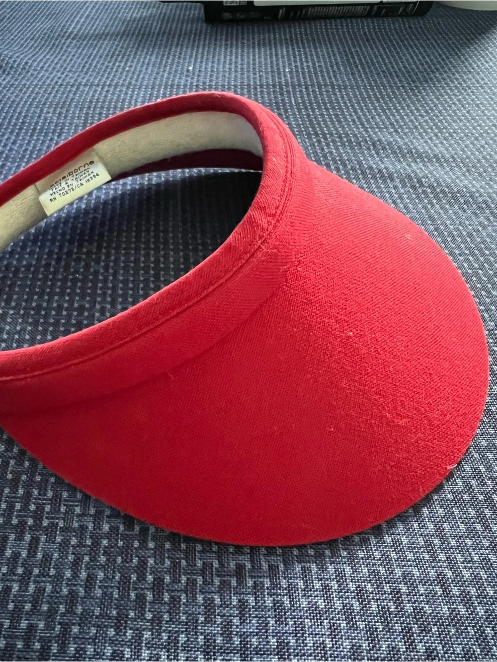 Liz Claiborne Red and Cream Headband